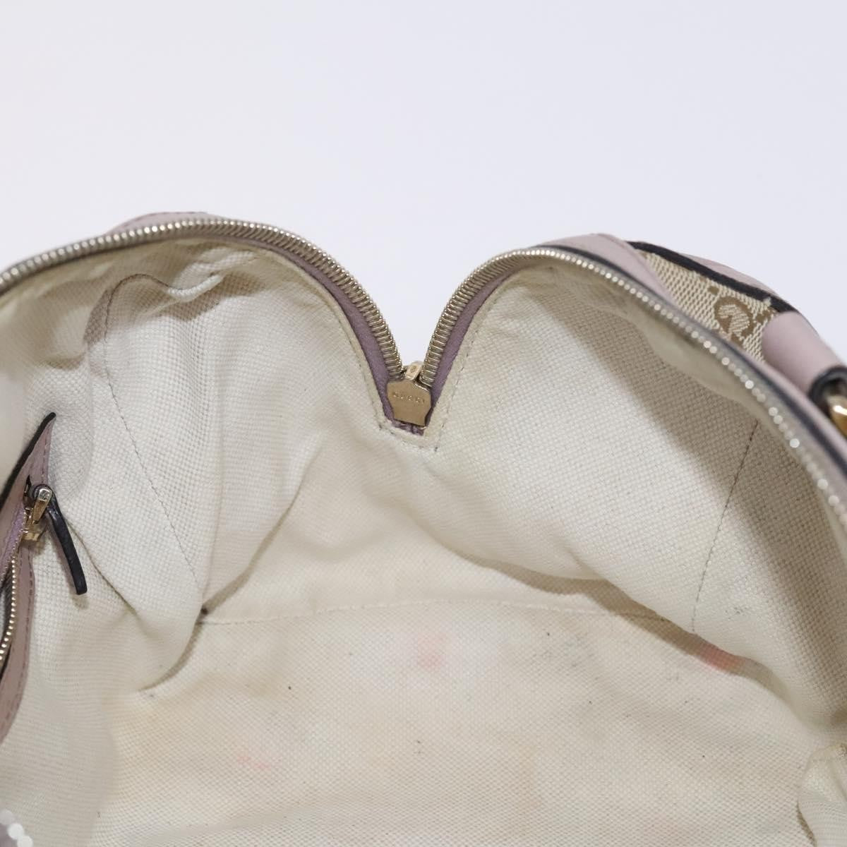 Gucci   Web Boston Bag Gg Canvas Beige Canvas Bag ( )