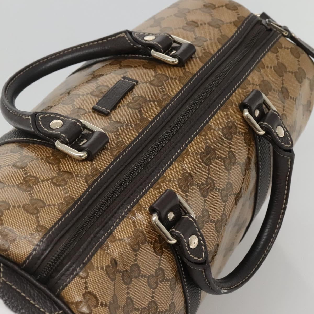 Gucci Joy Boston Bag Gg Imprime Beige Canvas Travel Bag Bag ( )