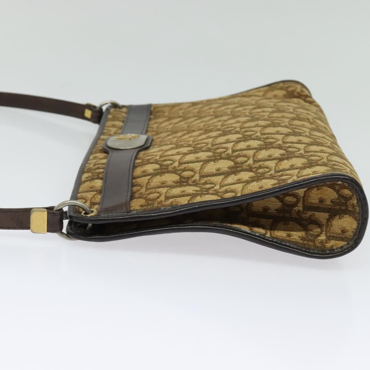 Christian Dior   Trotter Shoulder Bag Canvas Brown Canvas Bag ()