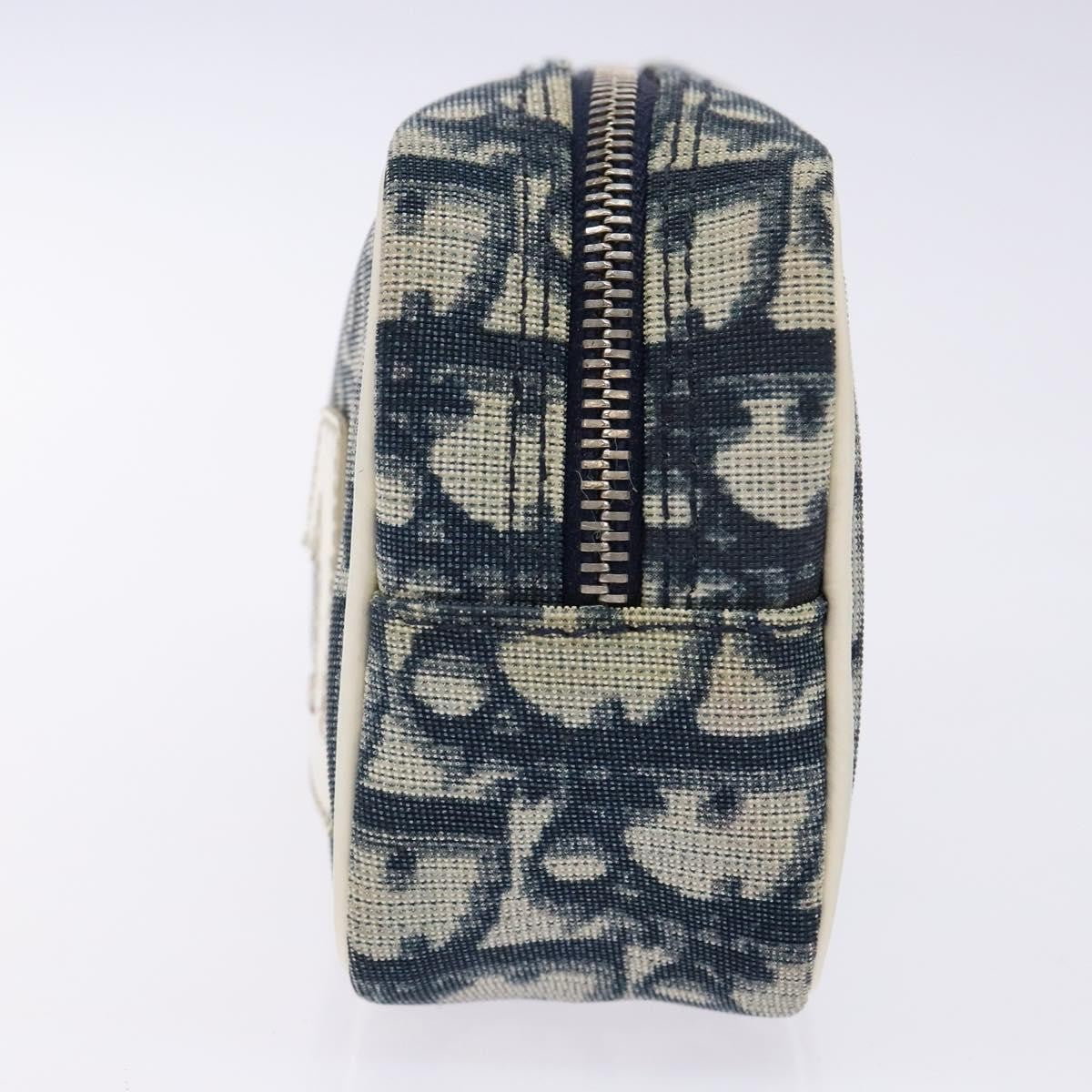 Christian Dior   Trotter Pouch Diorissimo Canvas Navy Canvas Clutche & Pouche Bag ()