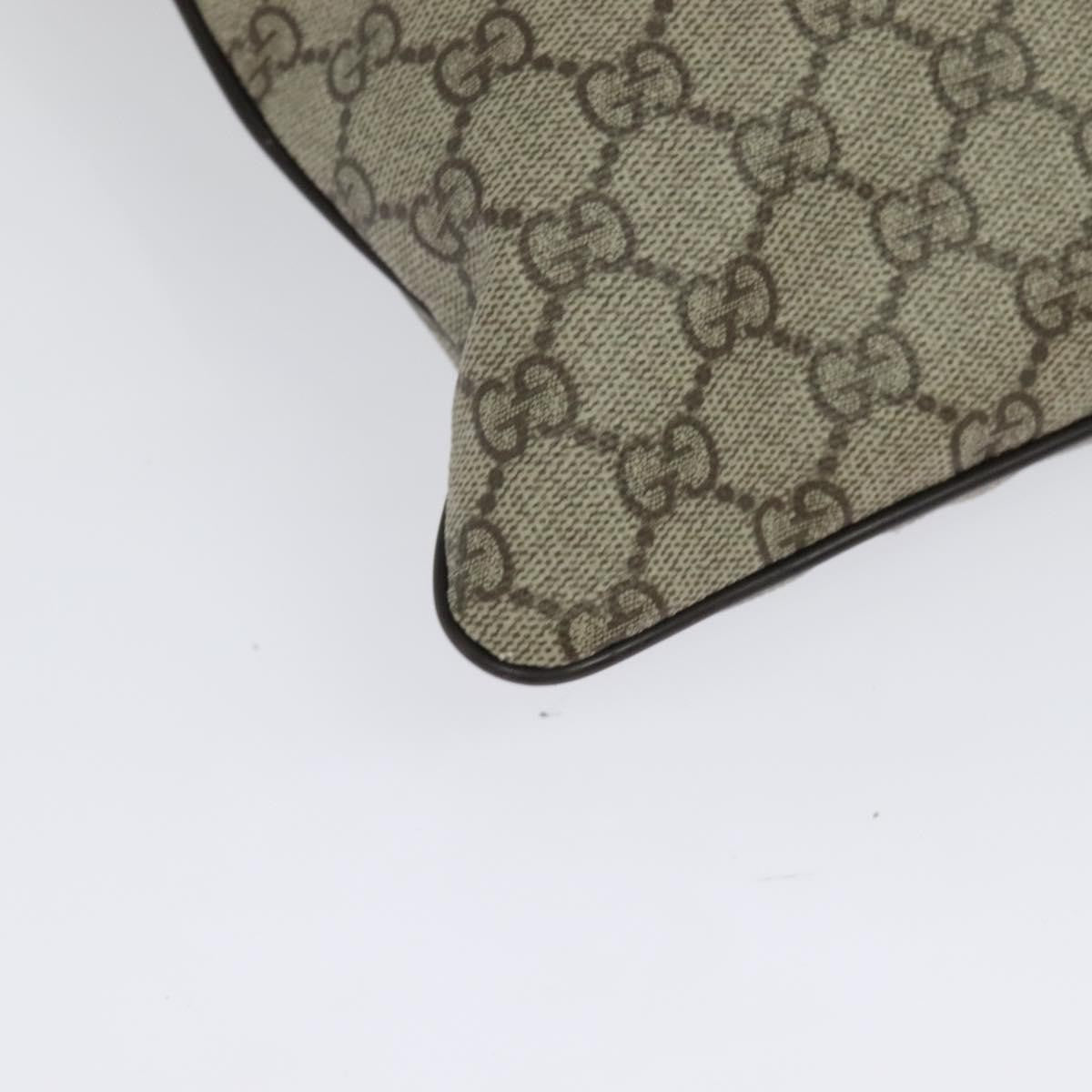 Gucci Zip Top Messenger Bag Gg Coated Canvas Beige Canvas Shoulder Bag Bag ( )