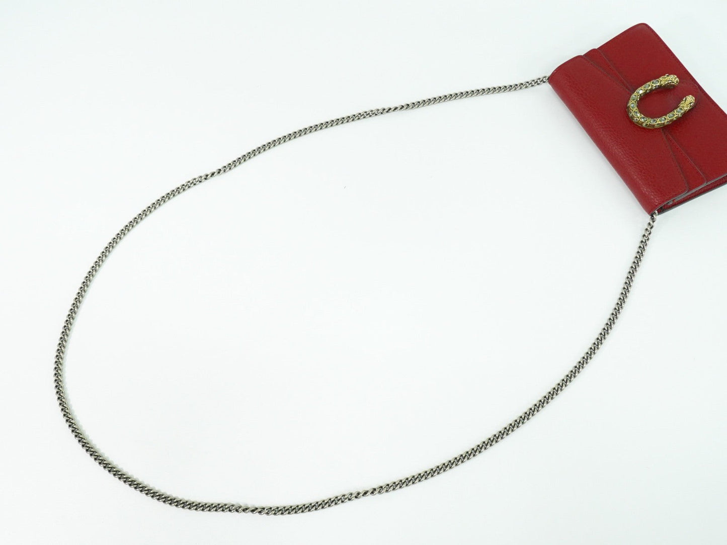Gucci Dionysus Bag Leather Red Leather Crossbody Bag Bag ( )