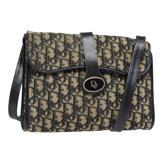 Christian Dior   Flap Crossbody Bag Canvas Navy Canvas Shoulder Bag Bag ()
