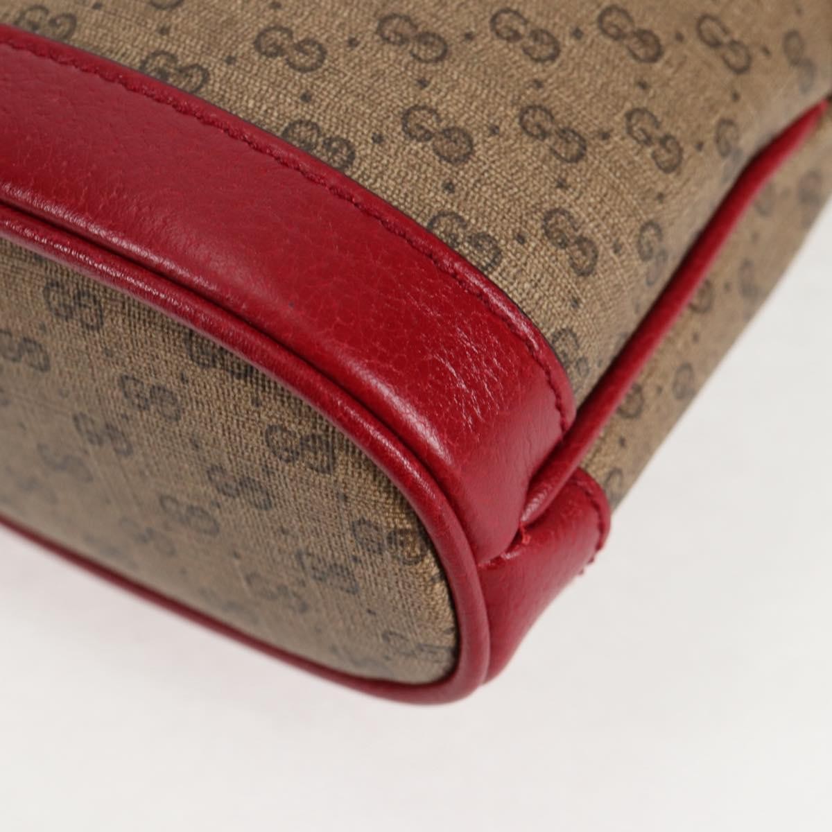 Gucci Doraemon Bucket Bag Printed Mini Gg Coated Canvas Beige Pvc Bag ( )