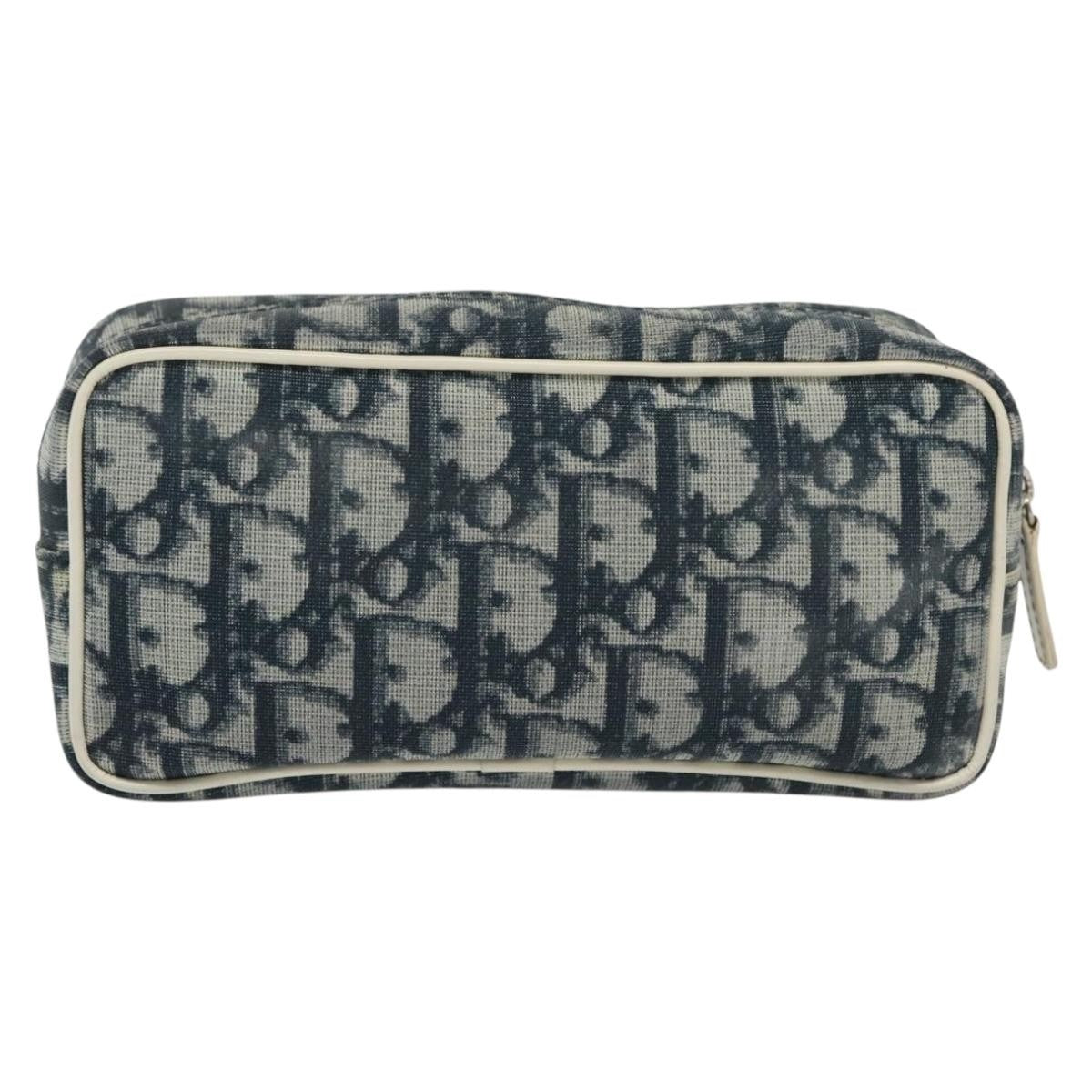 Christian Dior   Trotter Pouch Diorissimo Canvas Navy Canvas Clutche & Pouche Bag ()
