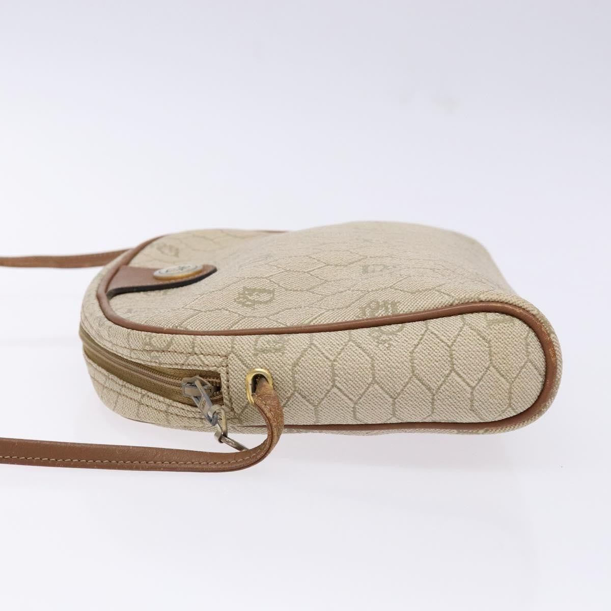 Christian Dior   Honeycomb Shoulder Bag Canvas Beige Canvas Bag ()