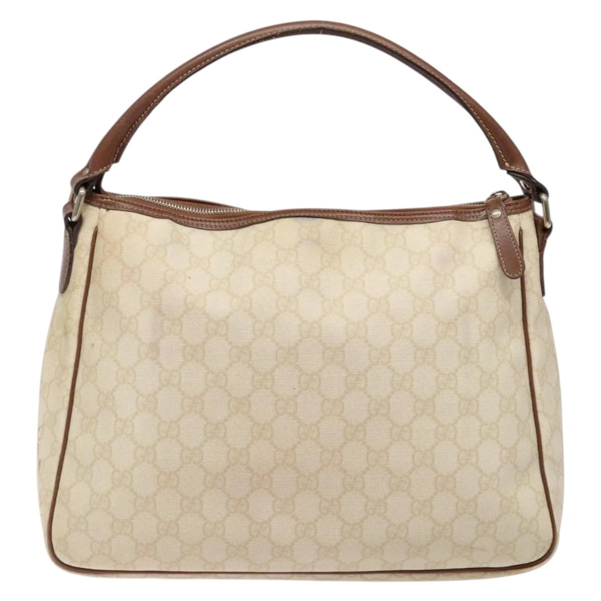 Gucci Gg Supreme Handbag Gg Canvas White Pvc Handbag ( )