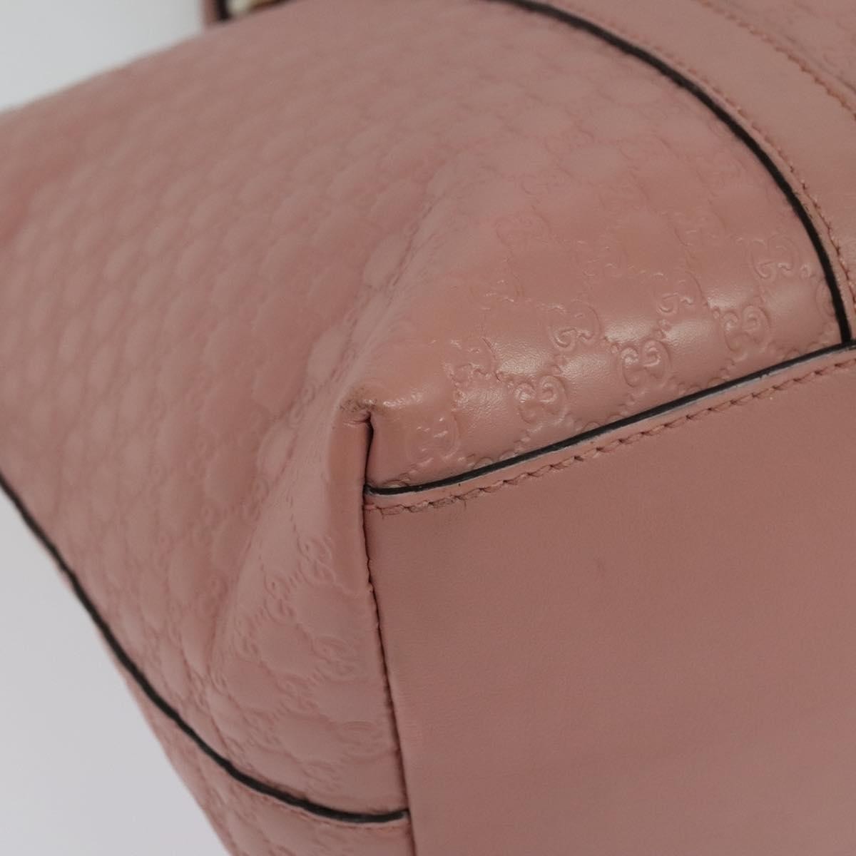 Gucci Margaux Tote (Outlet) Microguccissima Leather Pink Leather Bag ( )