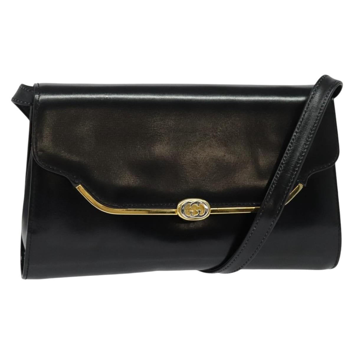 Gucci   Shoulder Bag Leather Black Leather Shoulder Bag Bag ( )