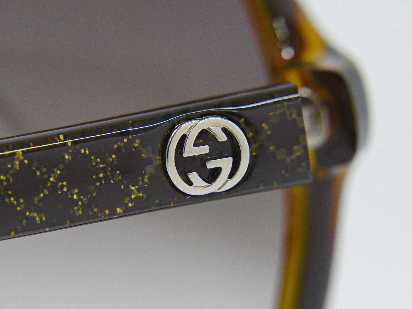 Gucci Eyewear Interlocking G Sunglasses Brown Plastic Sunglasse Accessory ( )