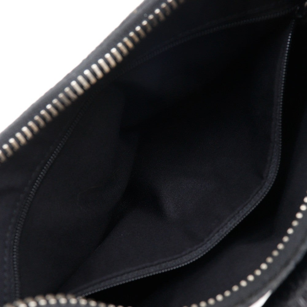 Gucci Ring Handle Zip Hobo Gg Canvas Black Canvas Shoulder Bag Bag ( )