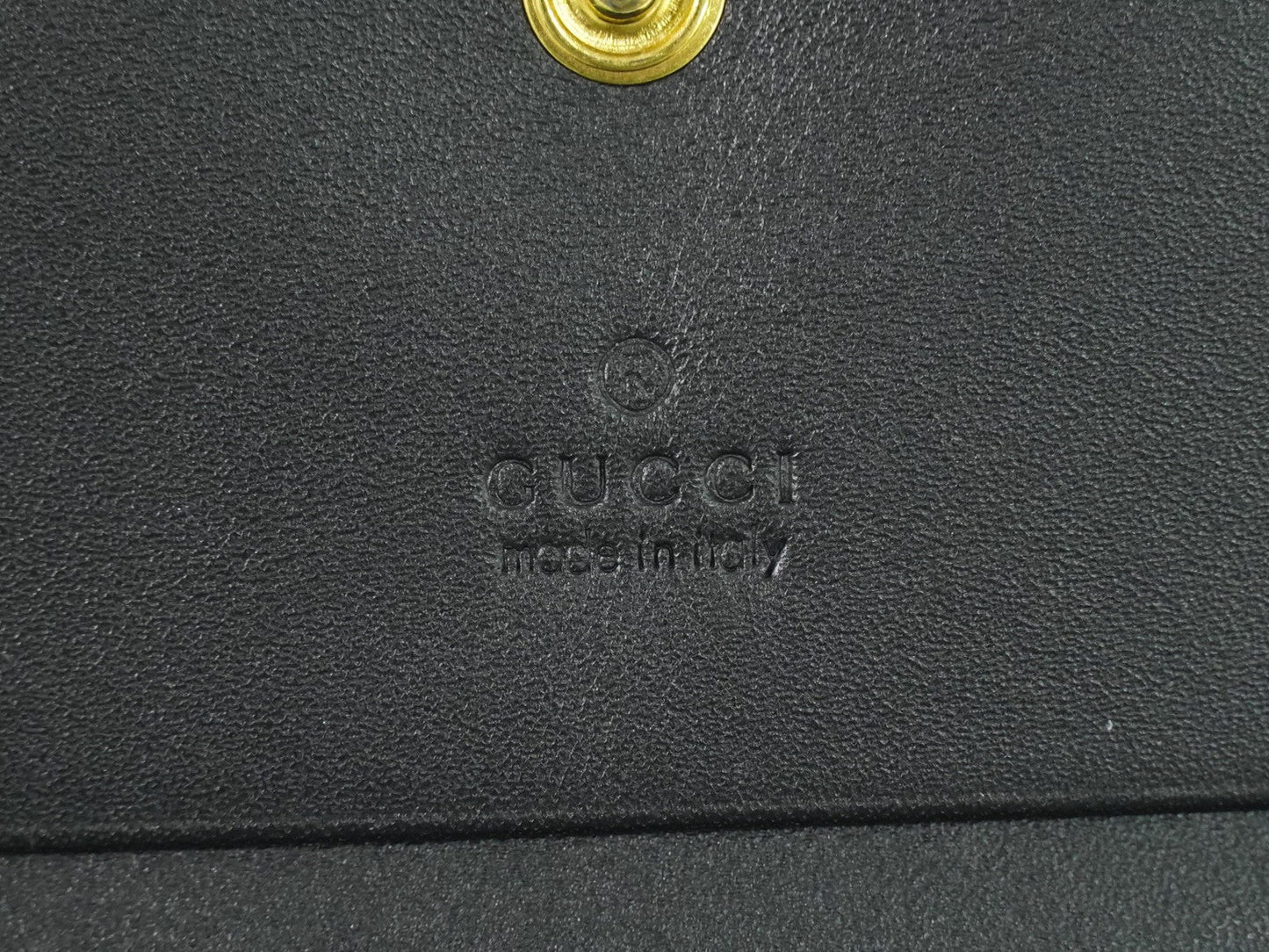 Gucci Gg Marmont Wallet Leather Black Leather Wallets Accessory ( )