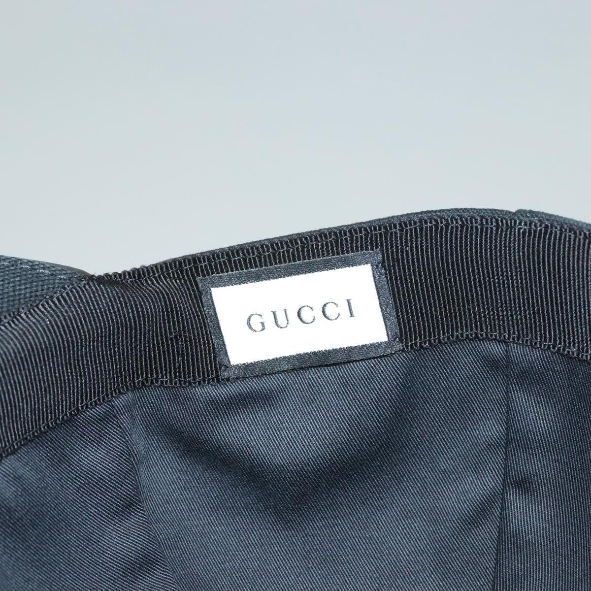 Gucci Interlocking G Web Baseball Cap Canvas Black Canvas Head Accessory Accessory ( )