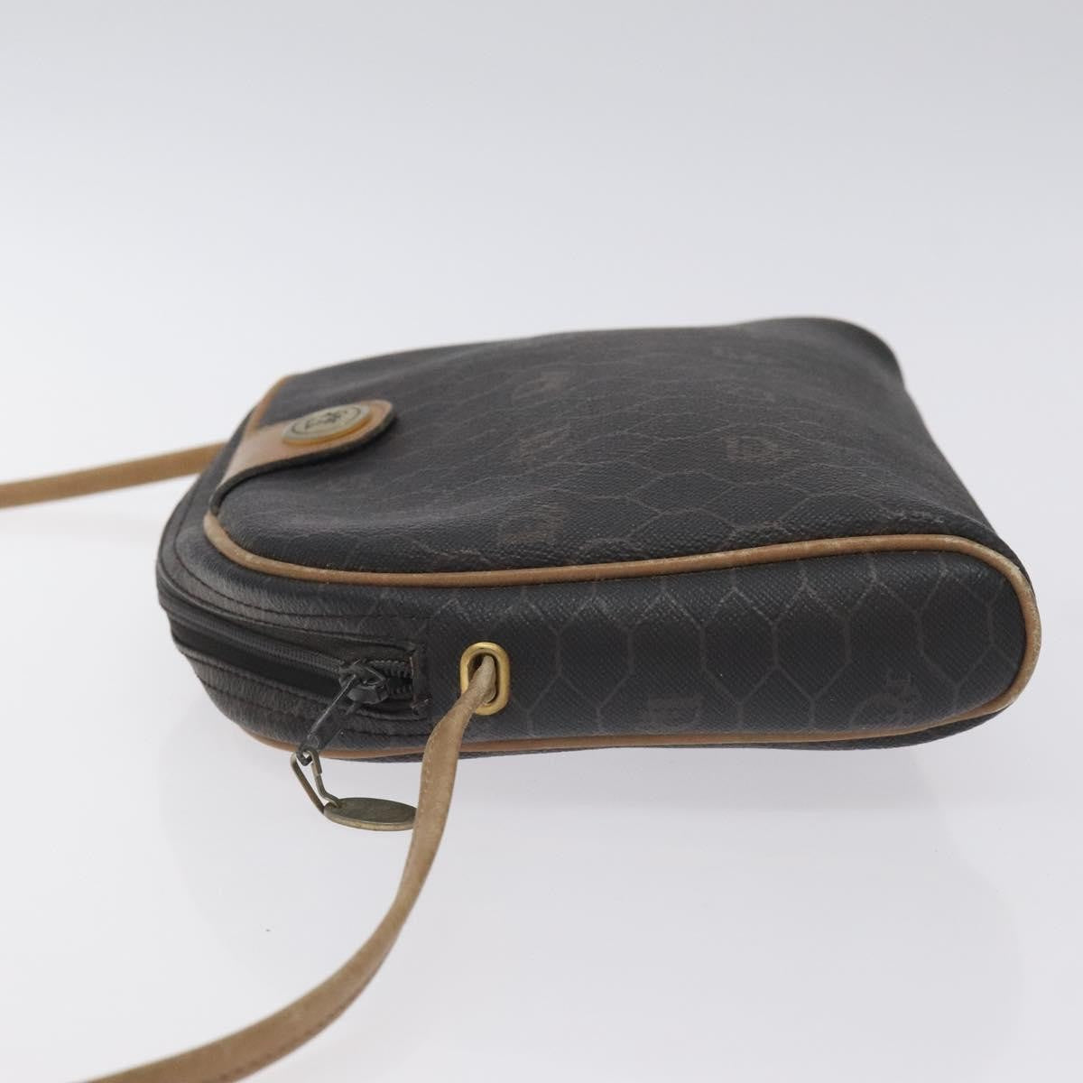 Christian Dior   Honeycomb Shoulder Bag Canvas Black Canvas Bag ()
