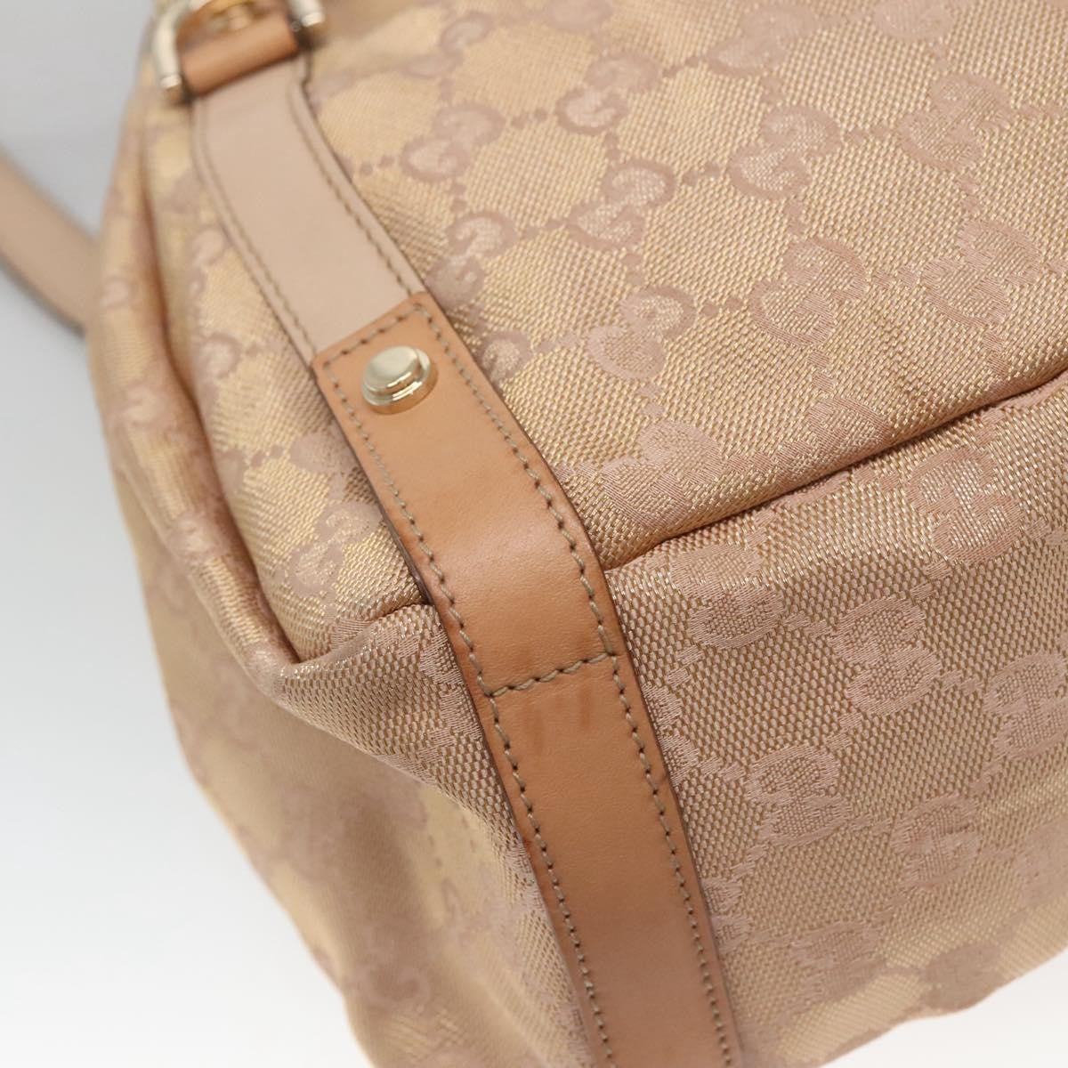 Gucci Abbey Shoulder Bag Gg Canvas Beige Canvas Tote Bag Bag ( )