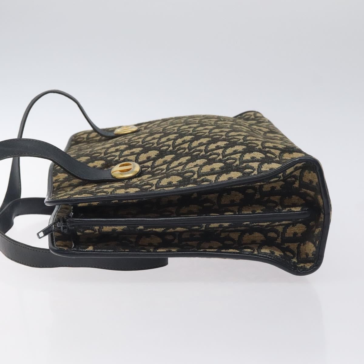Christian Dior Trotter Shoulder Bag Canvas Navy Canvas Shoulder Bag Bag ()