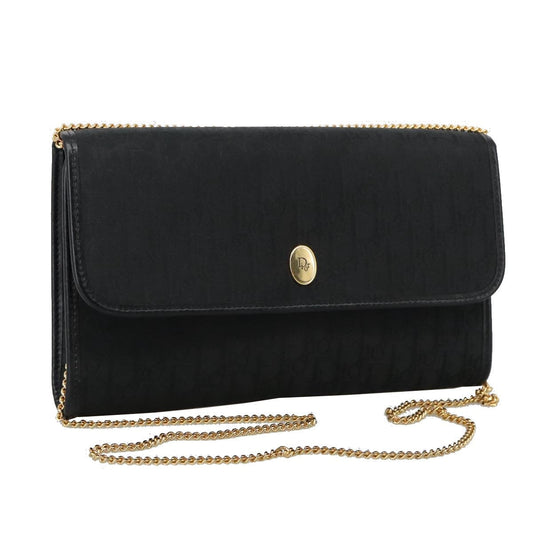 Christian Dior   Trotter Crossbody Bag Canvas Black Canvas Shoulder Bag Bag ()