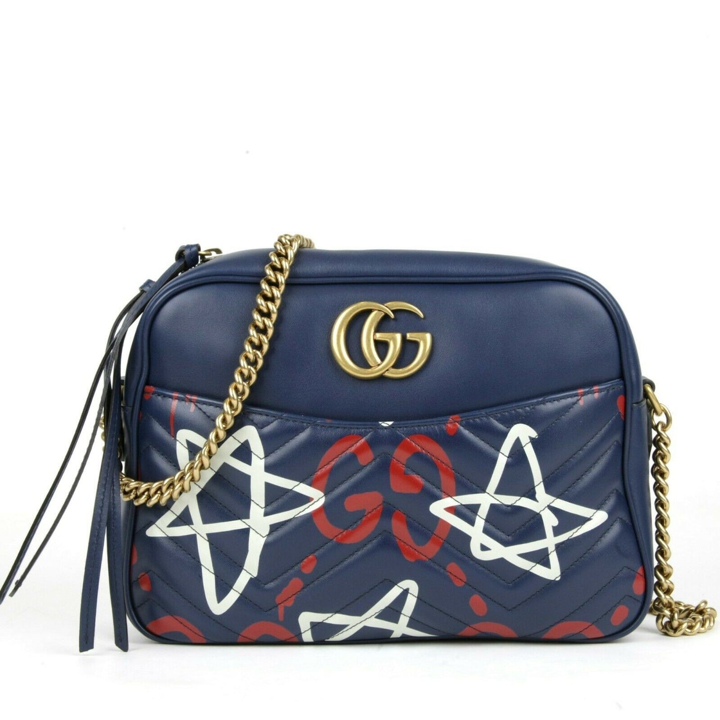 Gucci Chain Leather Shoulder Bag