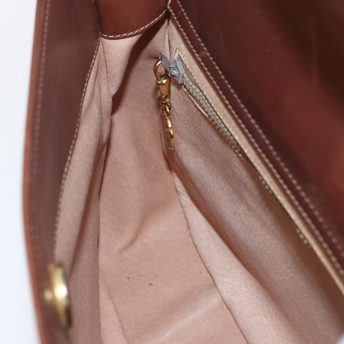 Gucci Sherry Line Shoulder Bag Leather Brown Leather Shoulder Bag Bag ( )