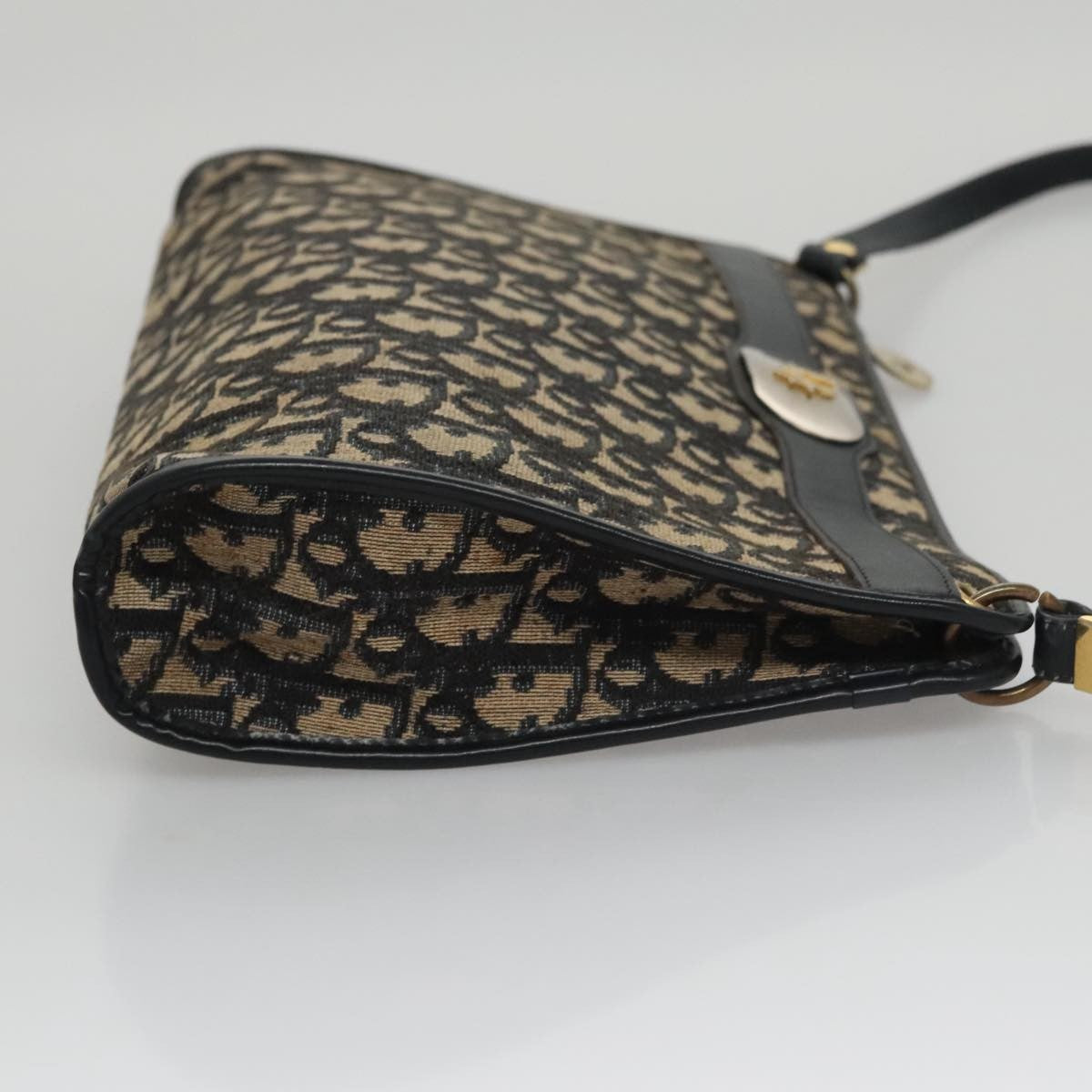 Christian Dior   Trotter Shoulder Bag Canvas Navy Canvas Bag ()
