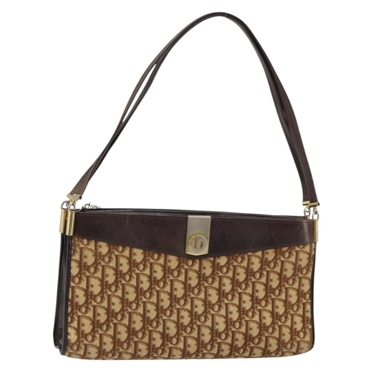 Christian Dior   Trotter Shoulder Bag Canvas Brown Canvas Shoulder Bag Bag ()
