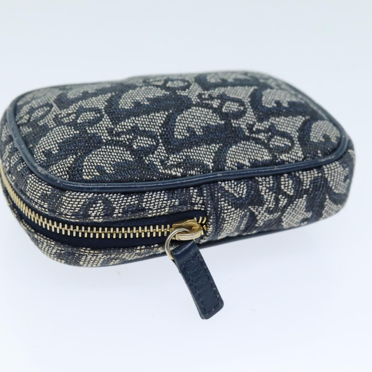 Christian Dior   Trotter Pouch Canvas Navy Canvas Clutche & Pouche Bag ()