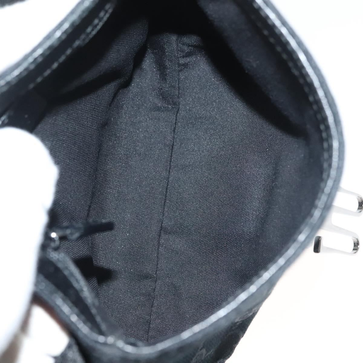 Gucci Buckle Belt Bag Gg Canvas Black Canvas Bag ( )
