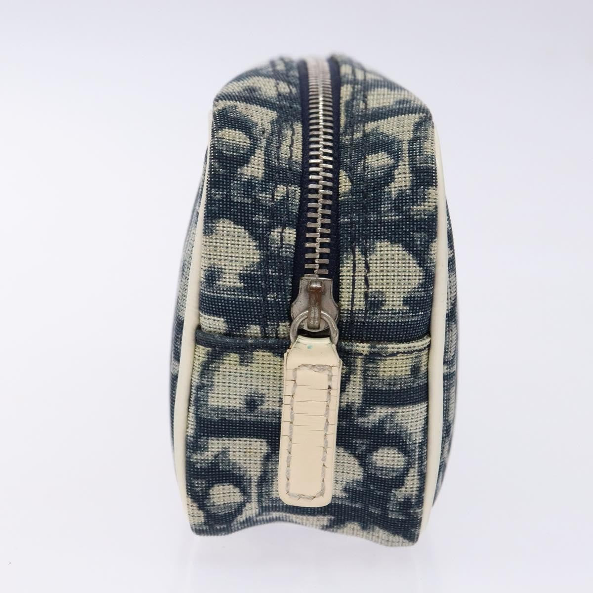 Christian Dior   Trotter Pouch Diorissimo Canvas Navy Canvas Clutche & Pouche Bag ()