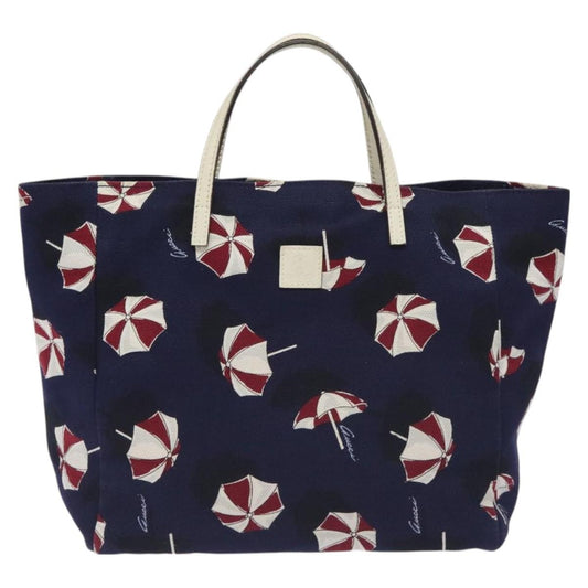 Gucci Open Tote (Outlet) Umbrella Canvas Purple Canvas Tote Bag Bag ( )