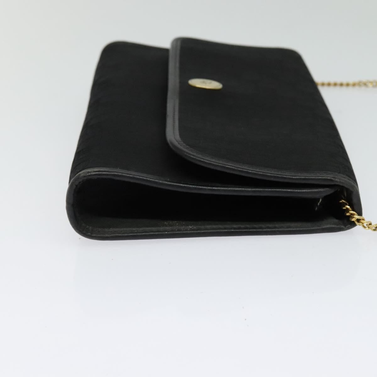 Christian Dior   Trotter Flap Crossbody Bag Canvas Black Canvas Shoulder Bag Bag ()