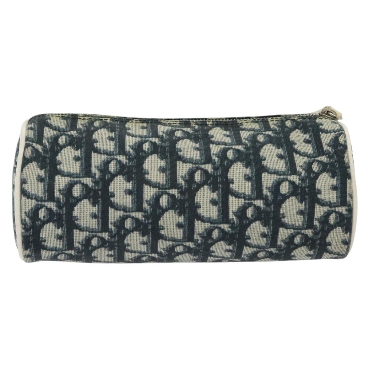 Christian Dior   Trotter Pouch Canvas Navy Canvas Bag ()