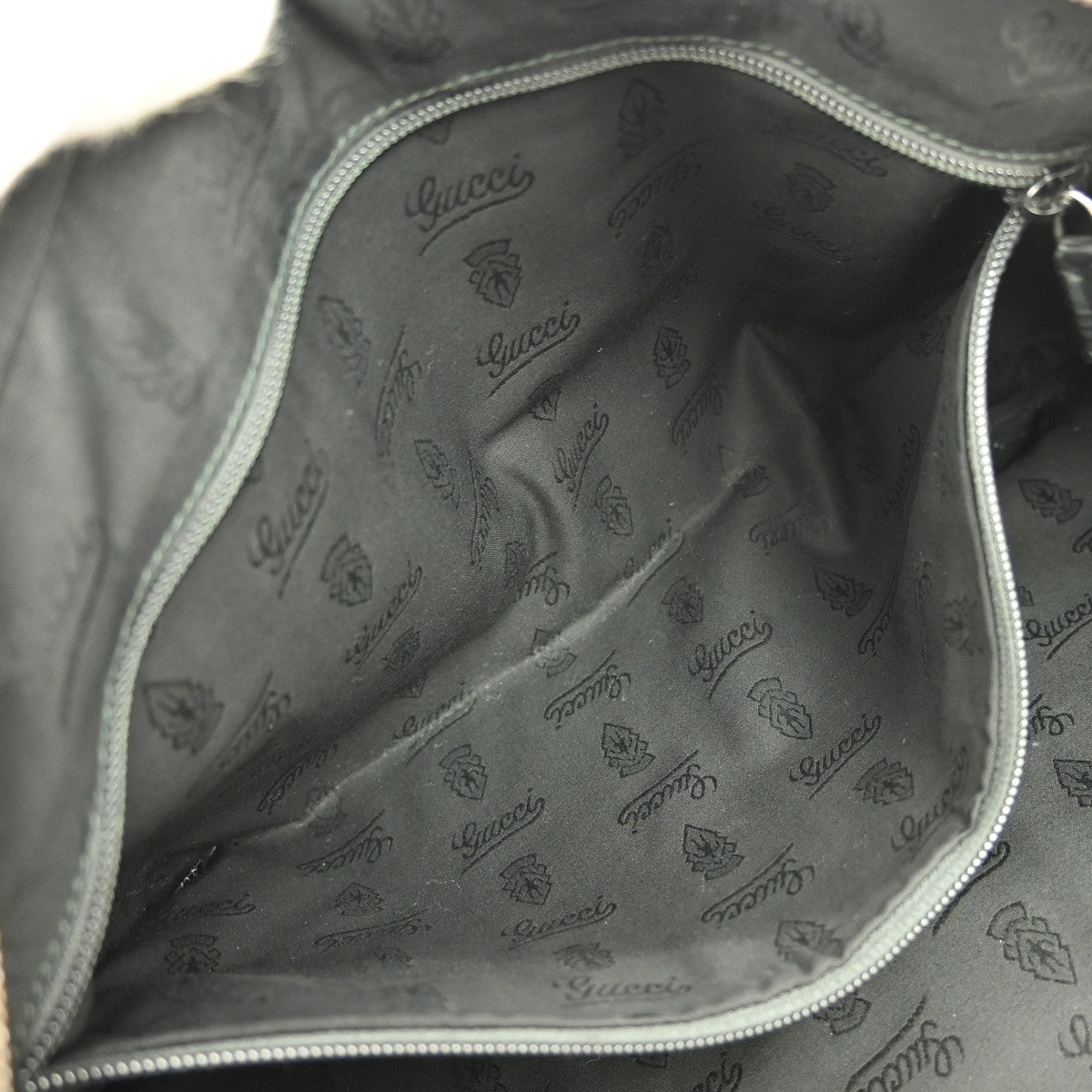 Gucci Convertible Briefcase Gg Imprime Black Canvas Travel Bag Bag ( )