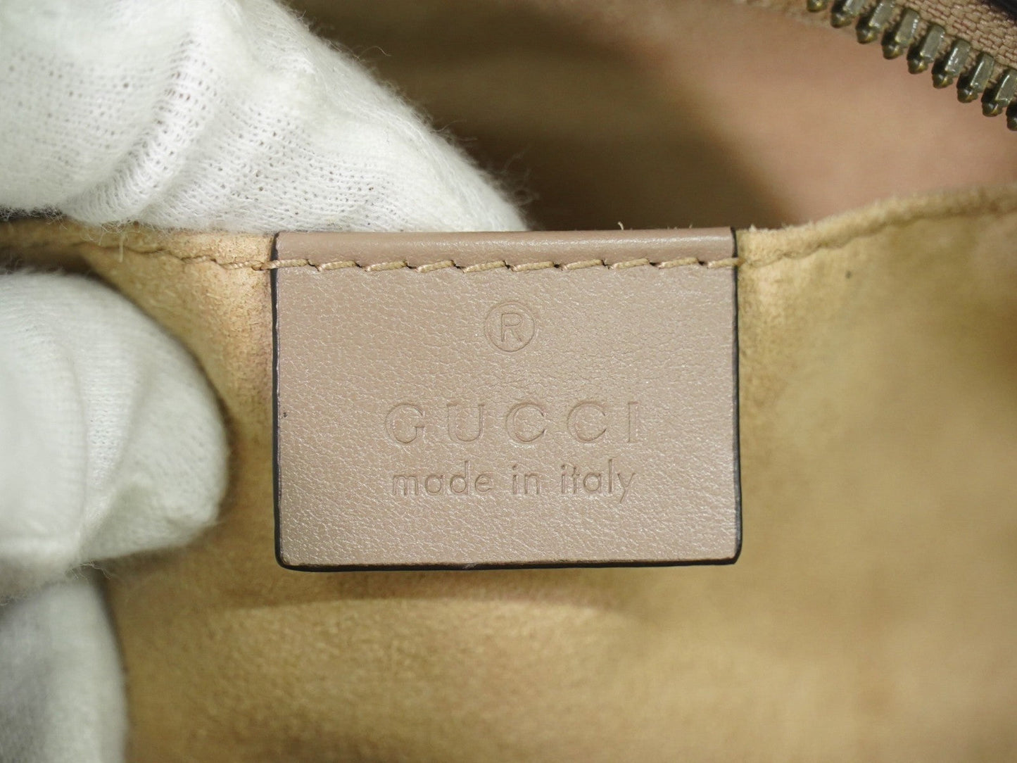 Gucci Gg Marmont Shoulder Bag Matelasse Leather Beige Leather Shoulder Bag Bag ( )