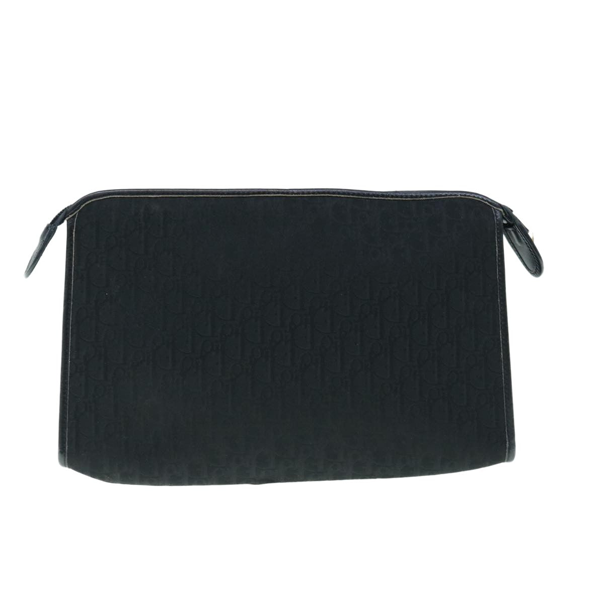Christian Dior   Trotter Pouch Diorissimo Canvas Black Canvas Clutche & Pouche Bag ()