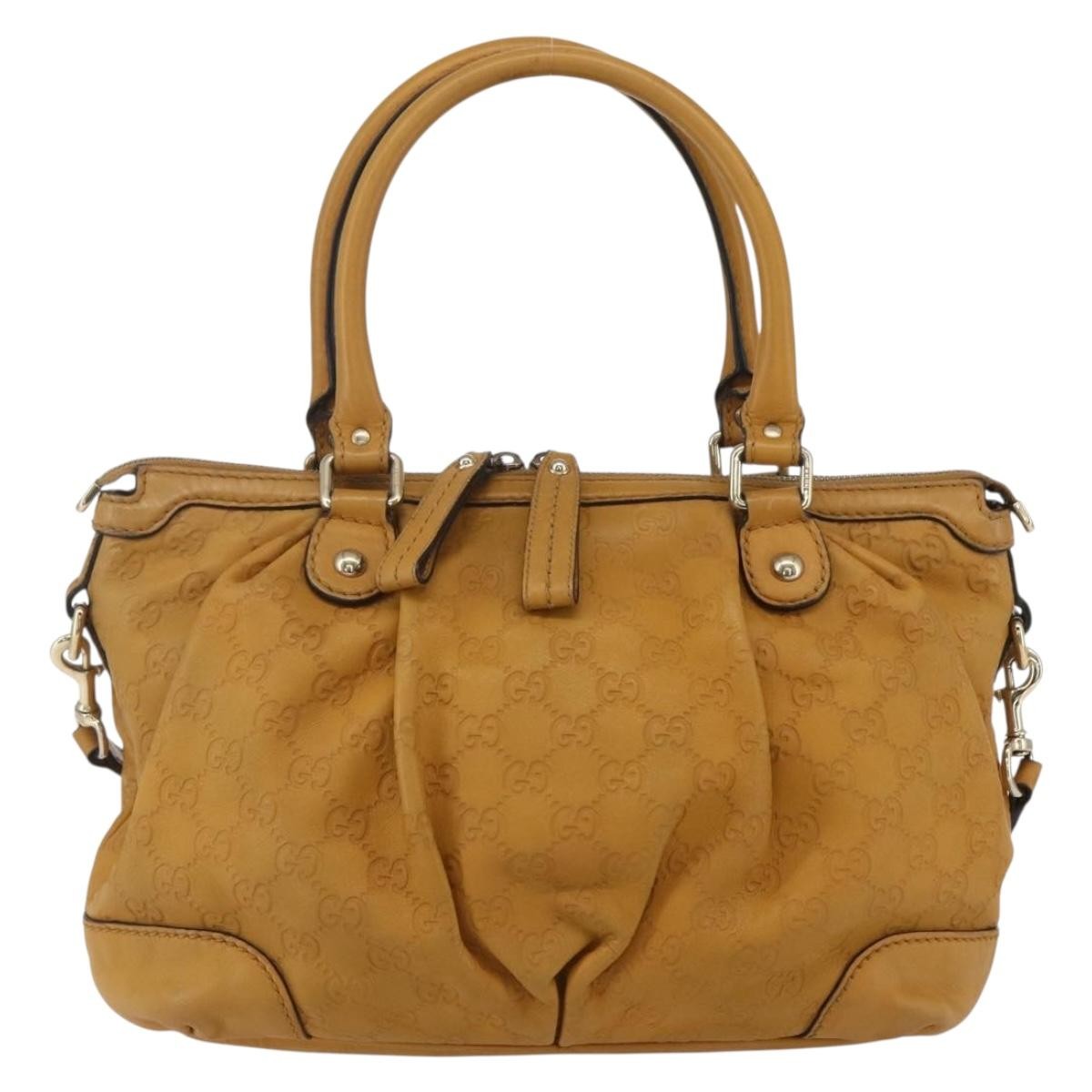 Gucci Sukey Top Handle Satchel Guccissima Leather Brown Leather Handbag ( )