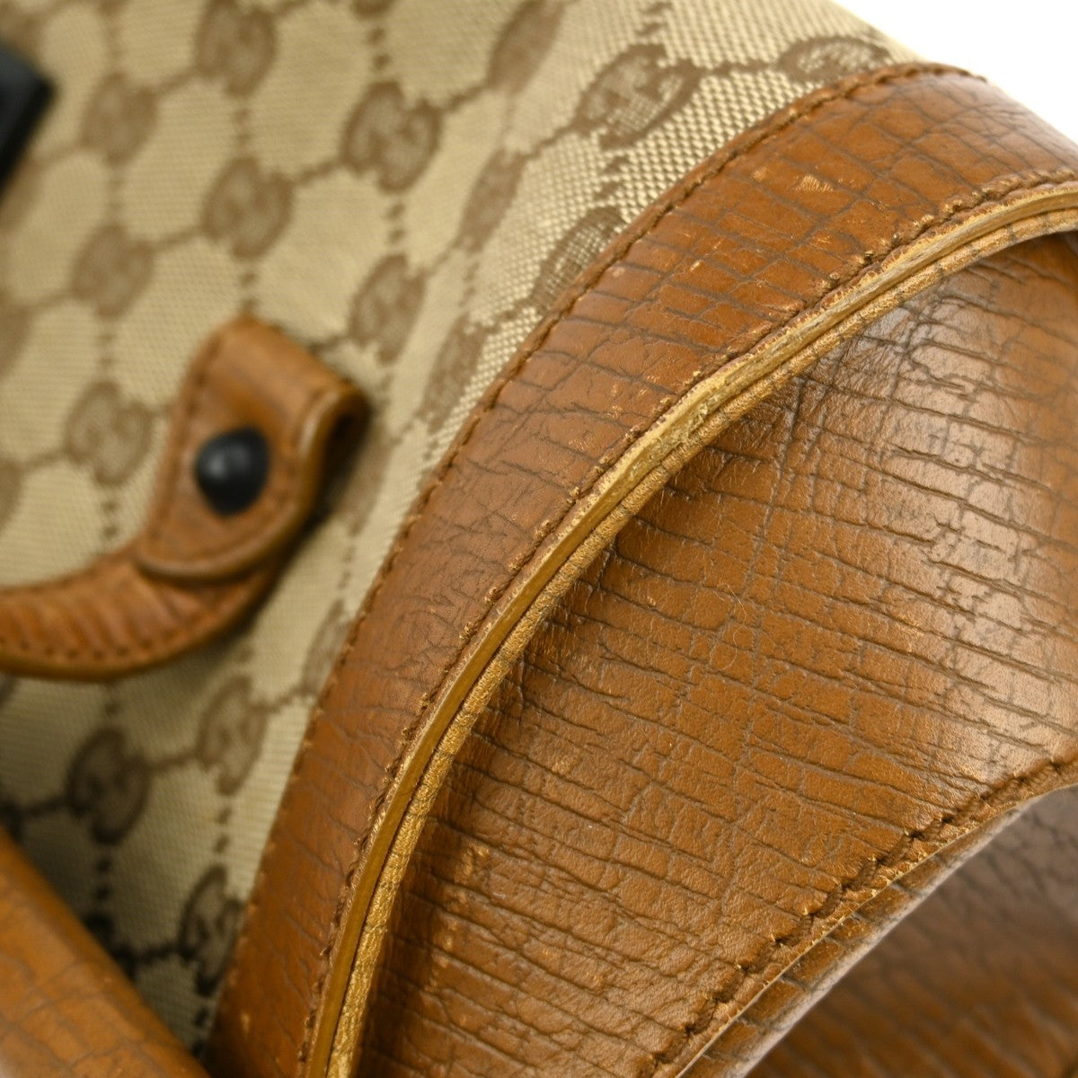 Gucci Bamboo Bullet Bag Gg Canvas Brown Canvas Shoulder Bag Bag ( )