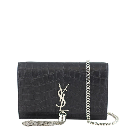 Saint Laurent Kate Tassel Chain Wallet Small