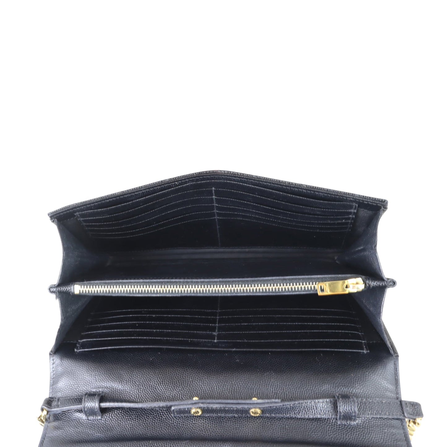 Saint Laurent Monogram Envelope Chain Wallet