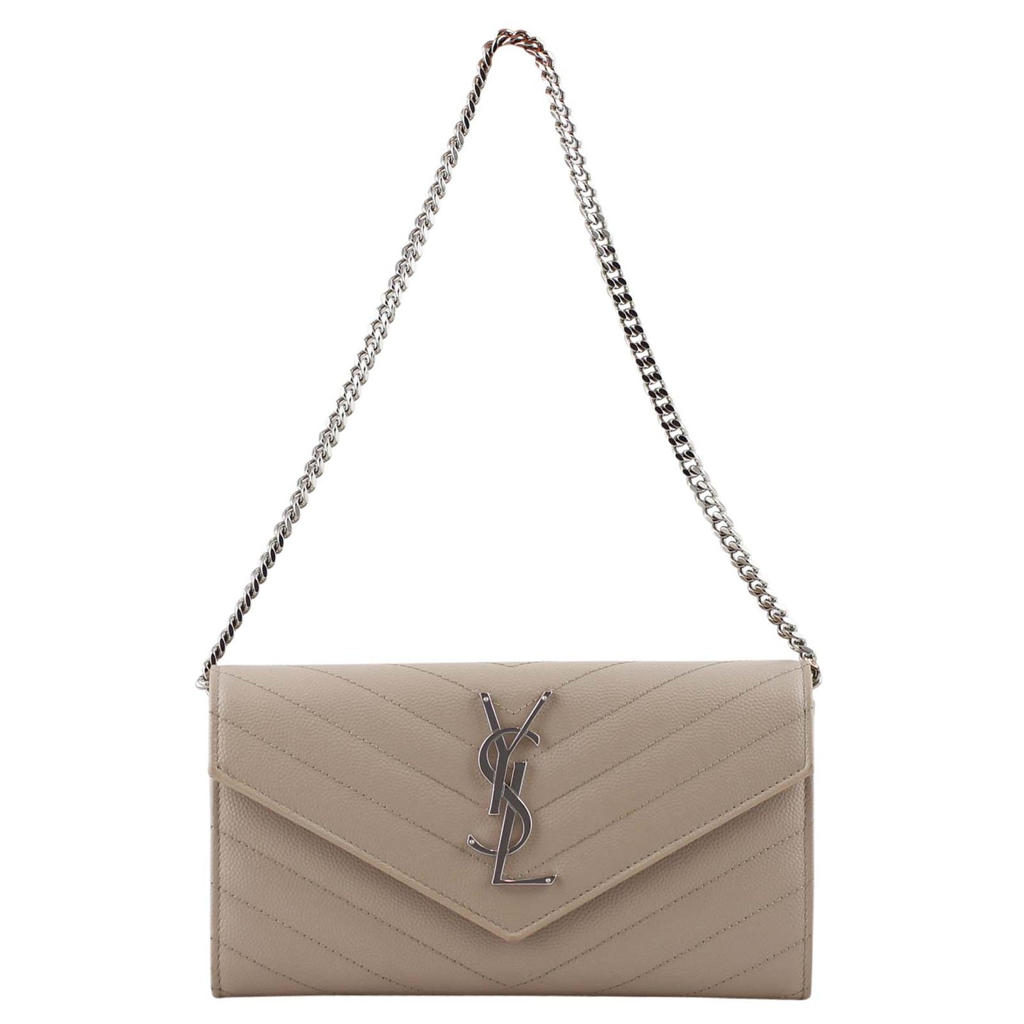 Saint Laurent Monogram Chain Wallet Small