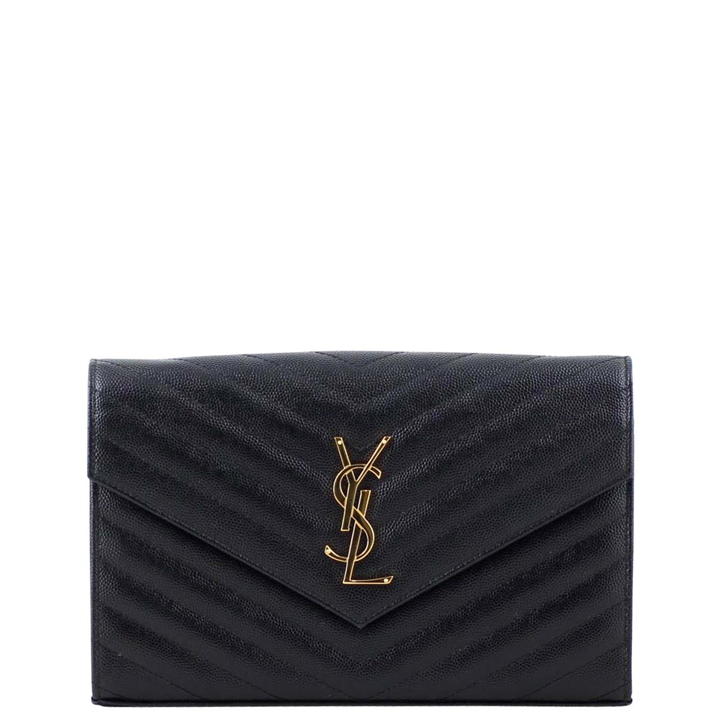 Saint Laurent Monogram Chain Wallet