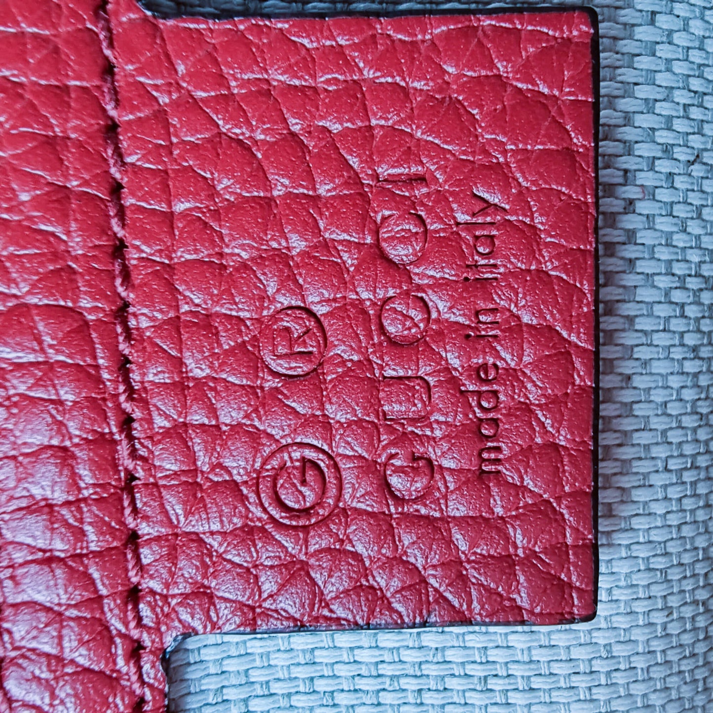 Gucci Soho Red Leather Chain Shoulder Bag