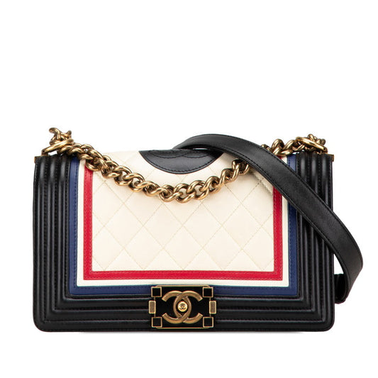 Chanel Boy Chanel MatelassÃ© Lambskin Shoulder Bag