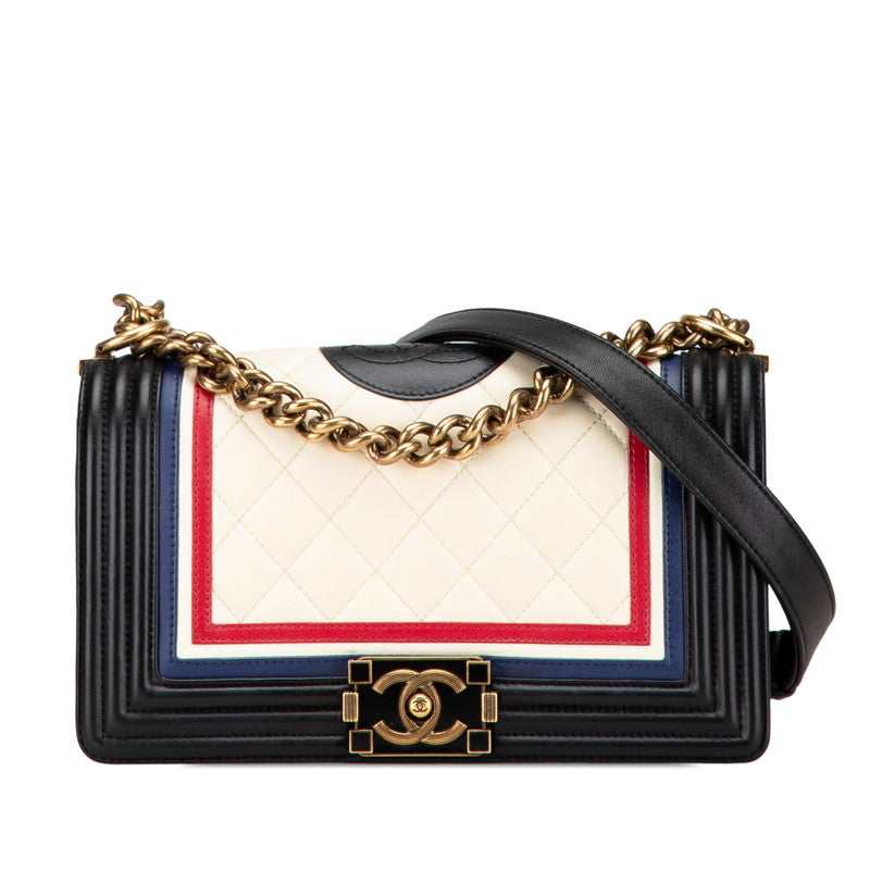Chanel Boy Chanel Matelassé Lambskin Shoulder Bag