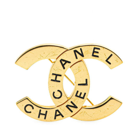 Chanel Gold Plated Coco Mark Brooch 98P Classic Flap Tote