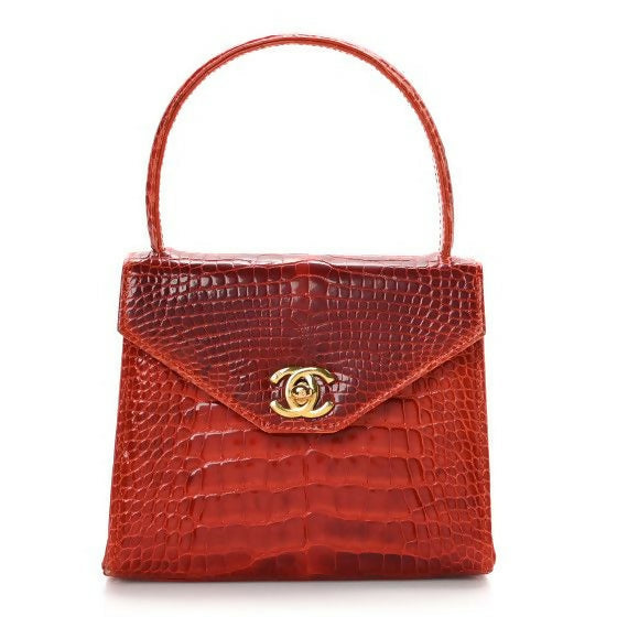 Chanel  Alligator Top Handle Mini Kelly