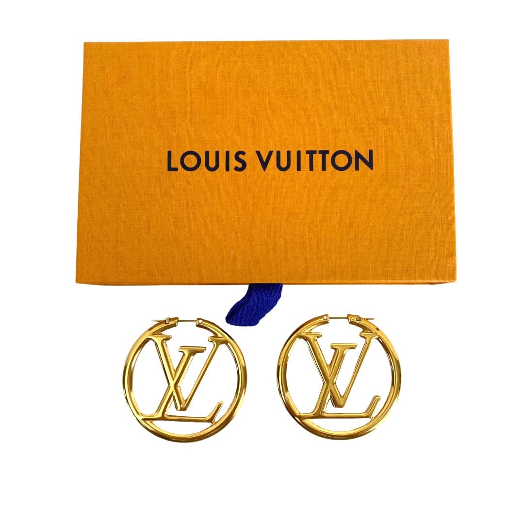 Louis Vuitton Louise Hoop GM Earrings