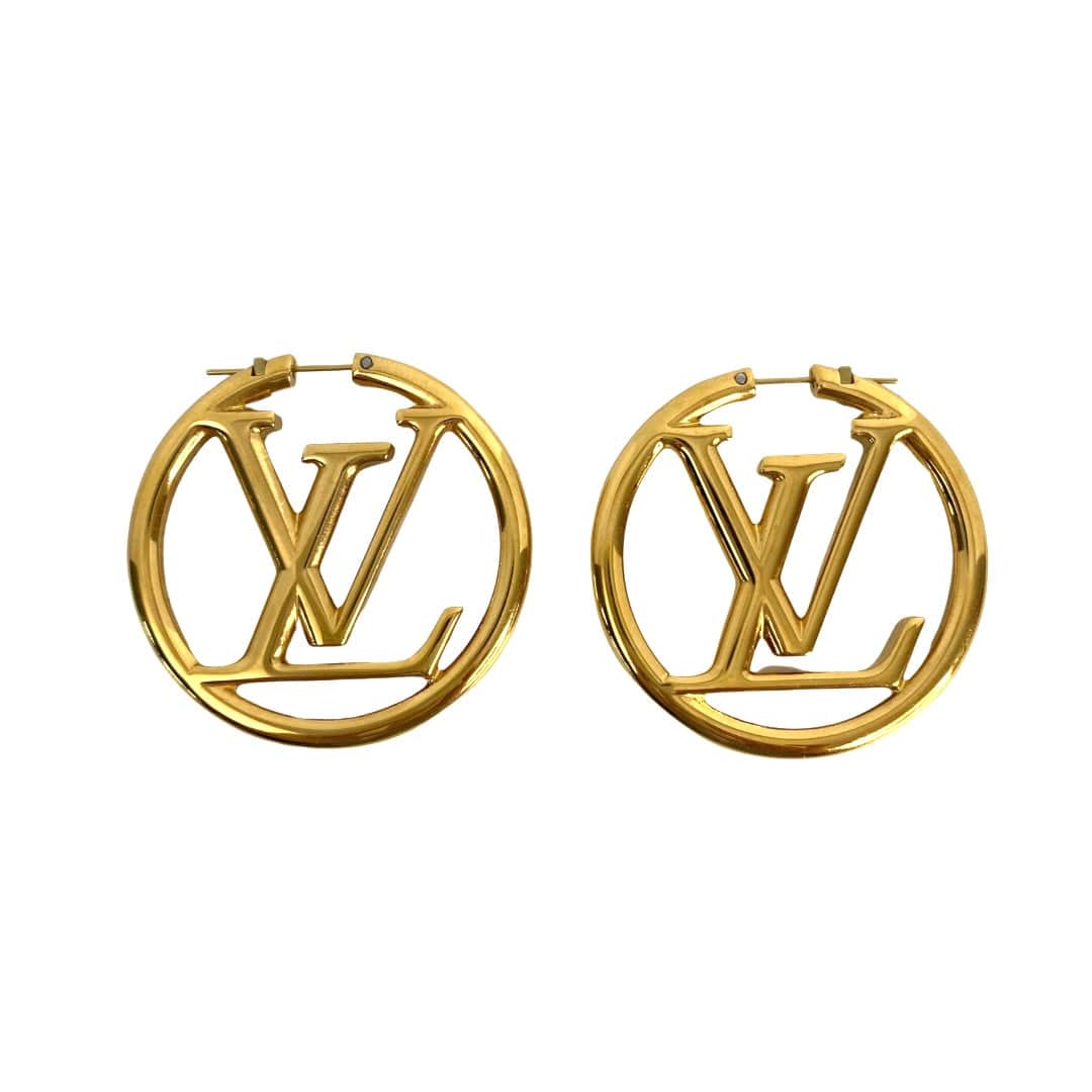 Louis Vuitton Louise Hoop GM Earrings