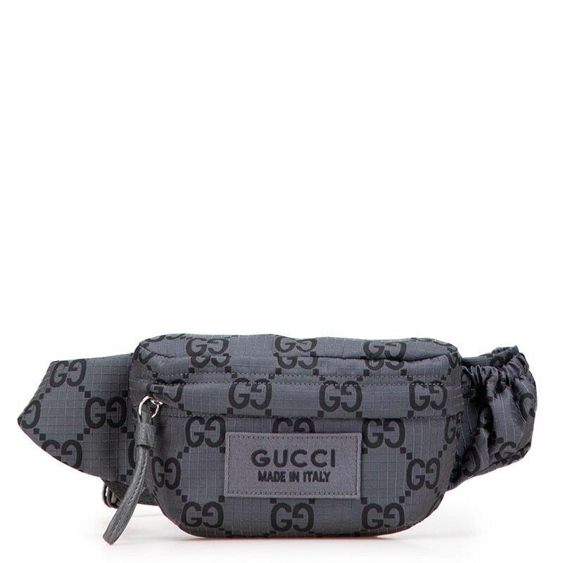Gucci GG Nylon Leather Waist Bag