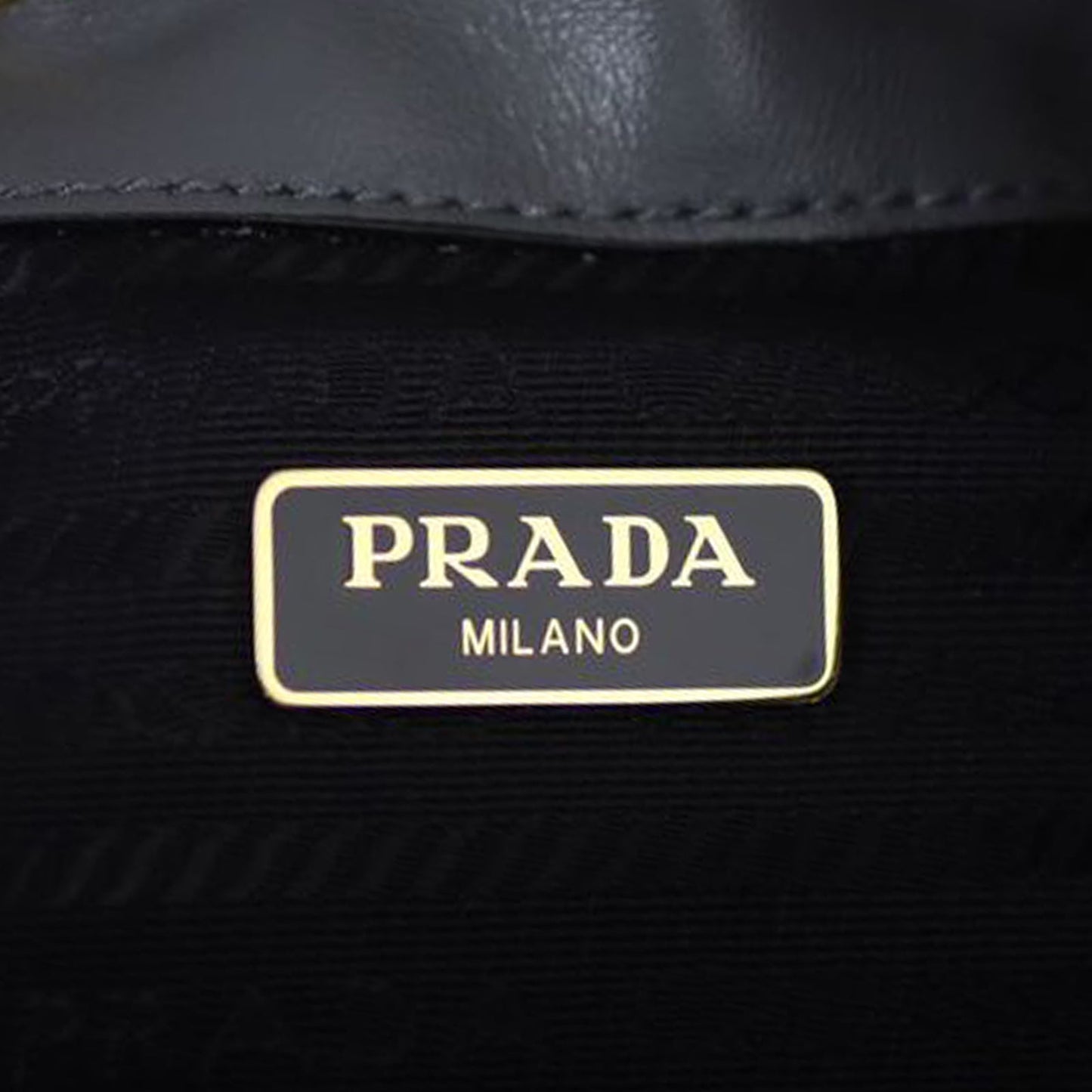 Prada Duet Leather Bucket Bag