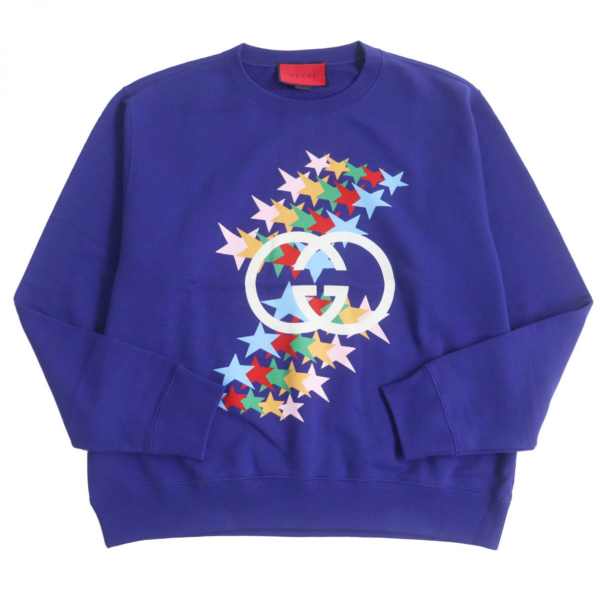 GUCCI sweat Main: 100% cotton blue mens XS